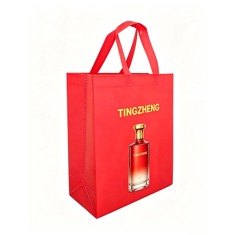 Liquor Matte Non-Woven Handle Bag