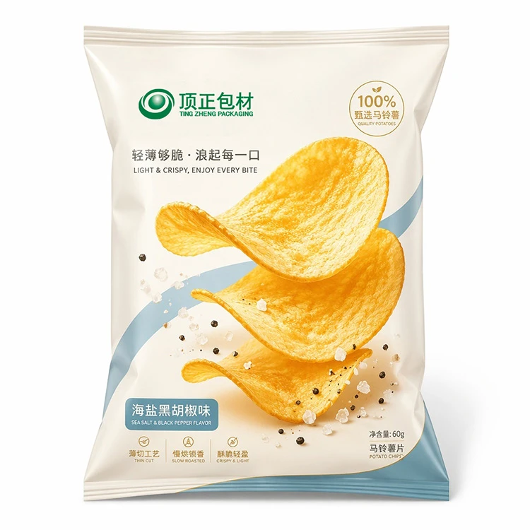 Potato Chips Gas-Filled Packaging