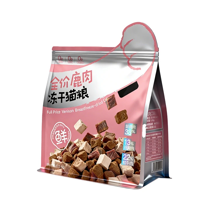 Shaped Pet Food Stand-Up Pouch