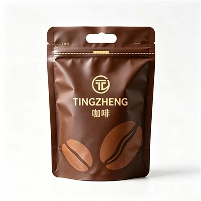 Coffee Zip-Lock Stand-Up Pouch