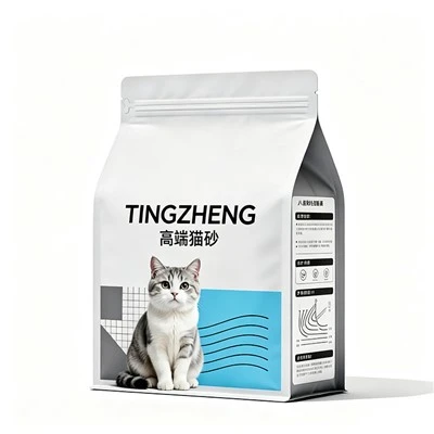 Flat-Bottom Cat Litter Zip-Lock Pouch