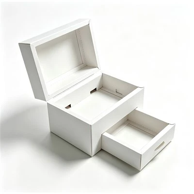 Flip-Top Double-Layer Drawer Box