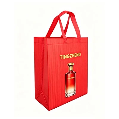 Liquor Embossed Non-Woven Handle Bag