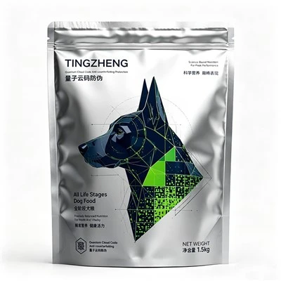 Quantum Cloud-Code Anti-Counterfeit Pet Food Pouch