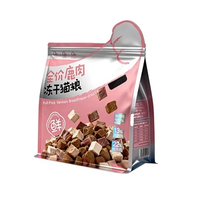 Shaped Pet Food Stand-Up Pouch