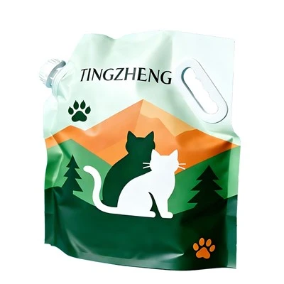 Spouted Cat Litter Pouring Pouch